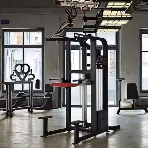 Gym Fitness Equipment Fitness Function Power-assisted Pull-up Assisted Chin up Kneeling Type Dip/ Ch