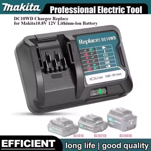 Makita DC10WD BL1015 Battery Charger Replace for 10.8V 12V BL1016 BL1021B BL1041B FD05 DT03 RJ03Z SH