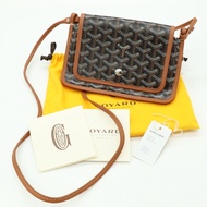 Goyard Plumet 經典 LOGO 翻蓋扁斜背包 信封包 郵差包3