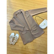 BLAZER WANITA SCUBA KOREAN STYLE BLAZER OOTD HIJAB