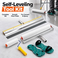 Self Leveling Tool Kit Cement Floor Epoxy Roller Defoaming Tool Concrete Leveling Set