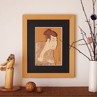 Wood Harie The Third Otani Oniji's Guy 江戶兵衛日本製造木製浮世繪 Sharaku 室內藝術剪紙粘貼