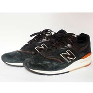 美國製  New Balance  M997PR  NB的高端系列  997 黑白 奶油底 麂皮  經典 復刻 復古 慢跑鞋 US10.5 黃金尺寸