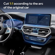 Interior for BMW X3 X4 G01 G02 2022 2023 2024 TPU Car Navigation Screen Film Gearbox Protective Stic