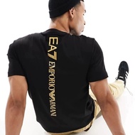 Emporio Armani Original Men T shirt EA7 Casual Fashion Cotton Round Neck Short Sleeve Men T shirt Ba