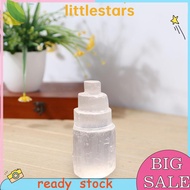 [littlestars1.sg] Selenite Tower Lamp Quartz Crystal Ornaments Craft Reiki Healing Home Decor