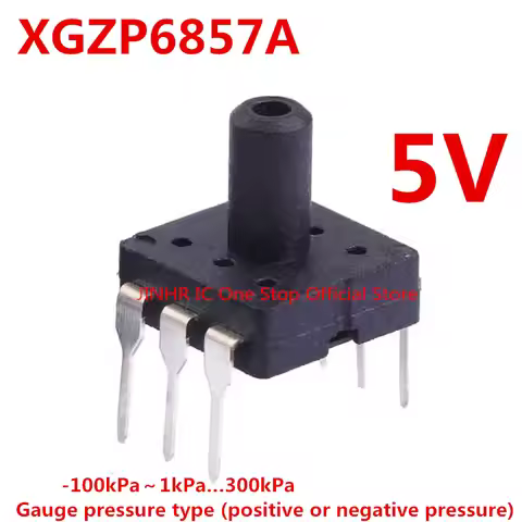 New 1PCS XGZP6857 XGZP6857A, -100kPa～1kPa…300kPa, 5V, Pressure sensor module