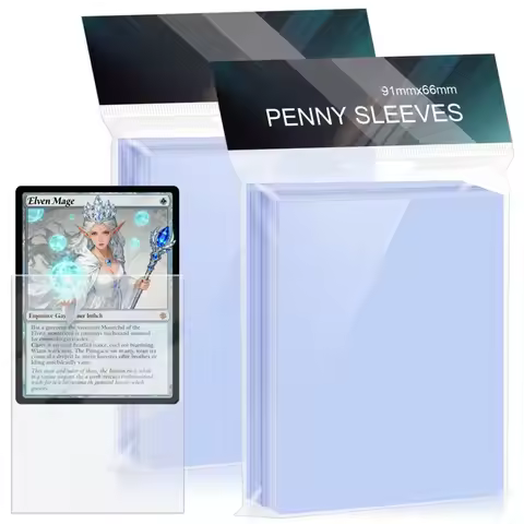 100 Pack Transparent Penny Sleeves Card Trading collect Protector Sleeve Holder For Game Pokemon Tcg