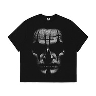 BOXY TEE | CORPSE PAINT | BLACK BLACK BLACK | YIKESALLDAY