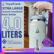 AUS [SG] 4000ml/2800ml Thermos Bottle Large Vacuum Insulated Thermos Water Bottle Tumbler With Handl