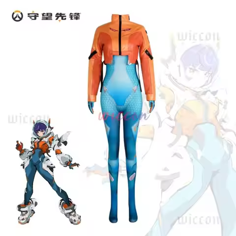 NewOverwatch 2 Juno Cosplay Costumes Wig Suit Fullset Shoes Support Hero Cloth Halloween Carnival Ou