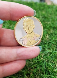 เหรียญที่ระลึก ร.9 ฉลองสิริราชสมบัติครบ50ปี กาญจนาภิเษก 2539 สามกษัตริย์ ทองคำทองคำขาวนากทองแดง