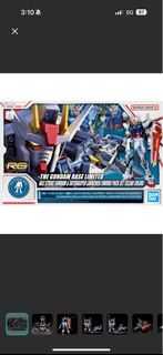 全新未開 Bandai Namco 突撃高達 連空中霸王 砲劍裝備 高達基地 限定 彩色透明 Gundam  Seed RG AILE STRIKE GUNDAM & SKYGRASPER LAUNC