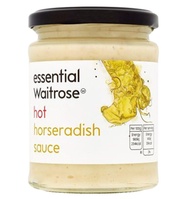 Waitrose Essential Hot Horseradish Sauce 180g. เวทโทรส เอสเซนเชี่ยล ฮอต ฮอสแรดิช ซอส