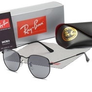 Metallic Vintage Aviator Sunglasses Women's Designer Classic Aviator Sunglasses Men's Hexagon Unisex