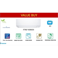[!!READY STOCK!!]DAIKIN 1.0-2.5 HP Standard Inverter Air Conditioner FTKF Series R32 Built-in WIFI