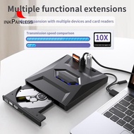 External DVD CD Writer Burner CD and DVD Player Type C/USB3.0 External DVD CD Drive for PC Laptop Windows 11/10/8/7