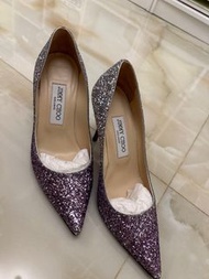 Jimmy Choo 限量版水晶鞋 紫色漸變