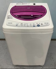 新竹二手家具2手傢俱中古2手家電買賣*AM52609*東芝7.5kg洗衣機*中古洗衣機 直立式洗衣機 滾筒洗衣機 洗脫烘