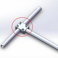 Cross Bracket Optical Axis Connector Optical Axis Fixed Base Crosshair Axis T Type Bracket90Right An