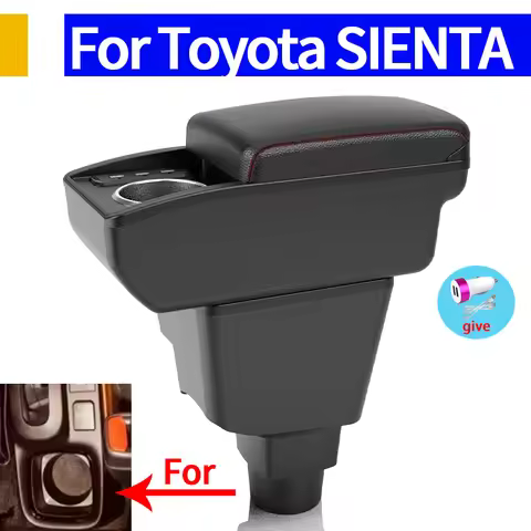 For Toyota SIENTA Armrest box For Toyota SIENTA car armrest box center storage box Retrofit USB char