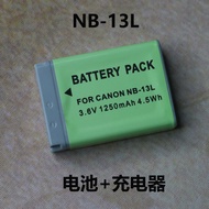 NB-13L Battery for Canon G7X2 3 G5X2 G1X3 G9X SX720 730 740 Charger