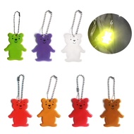 EDB* Pendant Keychain PVC Reflective Double-sided Reflective Safety Reflector
