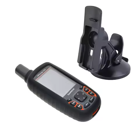 Suction Car Cup Bracket Mount + Case for Garmin GPSMAPM 62 62s 62st 62sc 62stc 64 64s 64st 64sc 64x