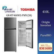 Toshiba 2 Doors Refrigerator  (400) GR-RT468WE-PMY / (410L) RT466WE-PMY / (390L) GR-A39MBZ(DS)