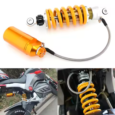 205/235/260/285mm Motorcycle Air Shock Absorbers Rear Suspension For Yamaha Honda Kawasaki msx125 sf
