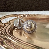 香奈兒 Chanel 全新品 25B 水鑽珍珠圓形耳夾耳環！夾式耳環！耳夾耳環！