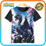 3D Kids Animal Dragon T-Shirt 3D Dragon Dragon Top N3D-17 For Ages 1-12 Years