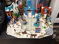 Assembled LEGO Lunar New Year Ice Festival set