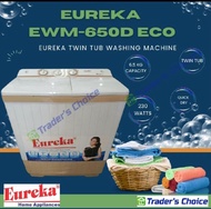 Eureka EWM-650D Eco Friendly Twin Tub Washing Machine With Dryer 6.5KG
