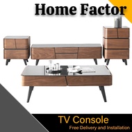 Quality TV Console(Free🚚🔨)Type 205 TV Cabinet Walnut TV Stand