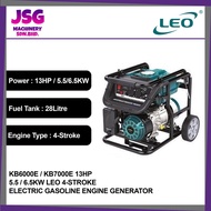 KB6000E / KB7000E 13HP 5.5 / 6.5KW LEO 4-STROKE ELECTRIC GASOLINE ENGINE GENERATOR