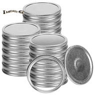 Jar Lids and Rings for Ball Canning Jars Wide Mouth, Split-Type Lids Leak Proof, Reusable Canning Ja