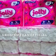 CORELESS TISSUE JOLLY 10 ROLL PER PACK - CORELESS BATHROOM AND RESTAURANT TISSUE - HYGIENIC, ECONOMI