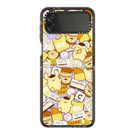 CASETiFY Pom Pom Purin Hard Case Samsung Galaxy Z Flip 6 / Flip 5 / Flip 4 / Flip 3 Clear Acrylic Pr