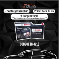 M-42 | 60B20L Battery BOSCH Car Battery - High Spec For Start Stop Vehicle Car Battery Myvi Eco ldle