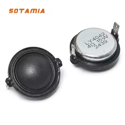 SOTAMIA 31mm Mini Tweeter Audio Speaker 4 Ohm 15W 20 Core Dome Silk Film Treble Speaker Waterproof T