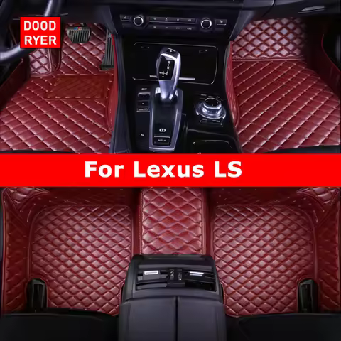 DOODRYER Custom Car Floor Mats For Lexus LS LS350 LS400 LS430 LS460 LS500 LS500h LS600h Auto Carpets