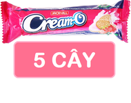 Bánh quy CREAM-O nhân kem dâu sữa chua cây 85g
