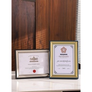 A4 Certificate Frame Photo Frame Swing Table Certificate Frame Authorized Book Frame Certificate Dis