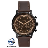 Fossil FS5529 Goodwin Chronograph Brown Leather Men's Watch