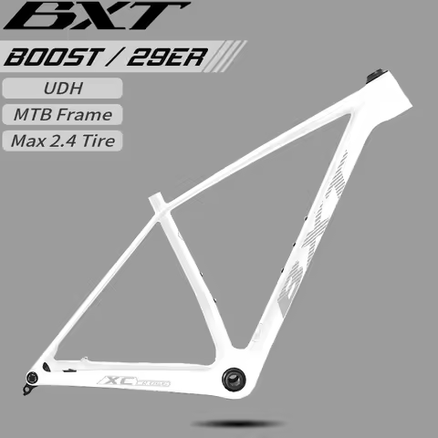 BXT T1000 Carbon MTB Bike Frame 29er UDH Hanger 12x148mm Boost Full Internal Routing BSA T47 Hardtai