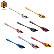 [prettyia] Saucier Spoon Honey Sauce Metal Spoons Drizzle Spoon Sauce Ladle for Home Restaurant Deco