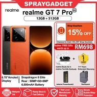 realme GT 7 Pro 5G (12GB RAM + 512GB ROM) Snapdragon 8 Elite  | AI Ultra-clear Snap Camera🎁realme Ma