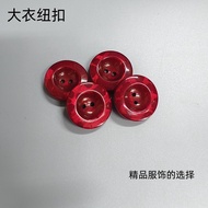 Big Button Resin Button Women Coat Coat Button Fuchsia Big Button Round All-Match Warm Cotton Coat B