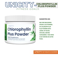 叶绿素 UNICITY CHLOROPHYLLIN PLUS POWDER Klorofil Spirulina Cleansing Detox Skin Healing Boosts Immune System